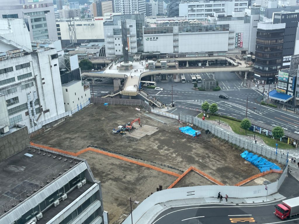 画像：「水戸駅前三の丸地区第一種市街地再開発事業」の施設建築物工事が着工しました